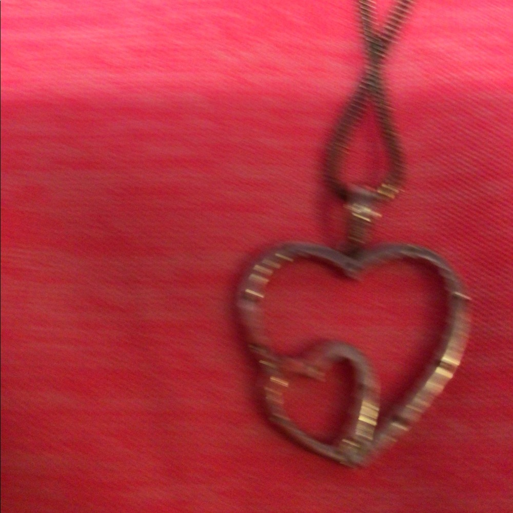 Double heart pendant - Picture 6 of 7